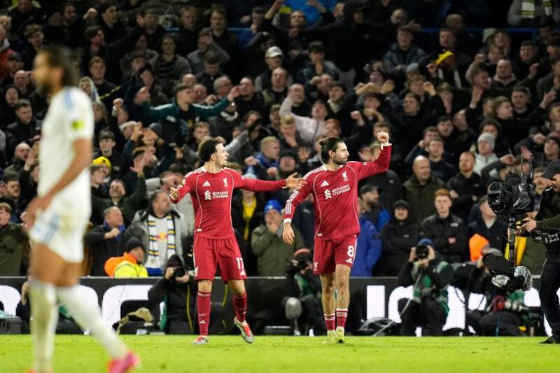 Hasil Leeds United vs Liverpool: Perih, Ao Tanaka Gagalkan Kemenangan The Reds